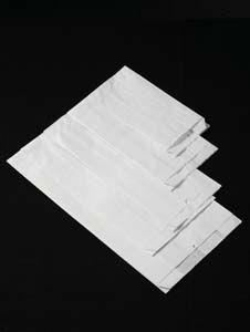 124351  61850 Papirpose hvit sidef 1/2kg 105/55x220mm (1000)